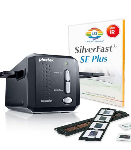 Plustek OpticFilm 8200i SE, 35mm Film & Slide Scanner. 7200 dpi